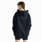 Hoodie black with "keepitstreet" embroidery on the back