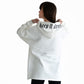 Hoodie "Keep it Street" with embroidery on the hood in white streetwear