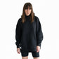 Hoodie black with "keepitstreet" embroidery on the back